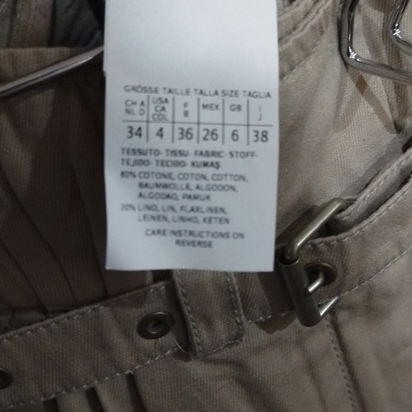 D3 Weekend Max Mara 4 two way zip skirt with belt and pockets - Picture 9 of 9